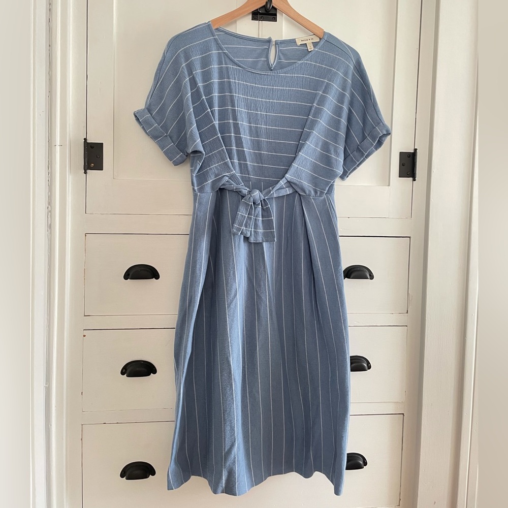 Blue dress